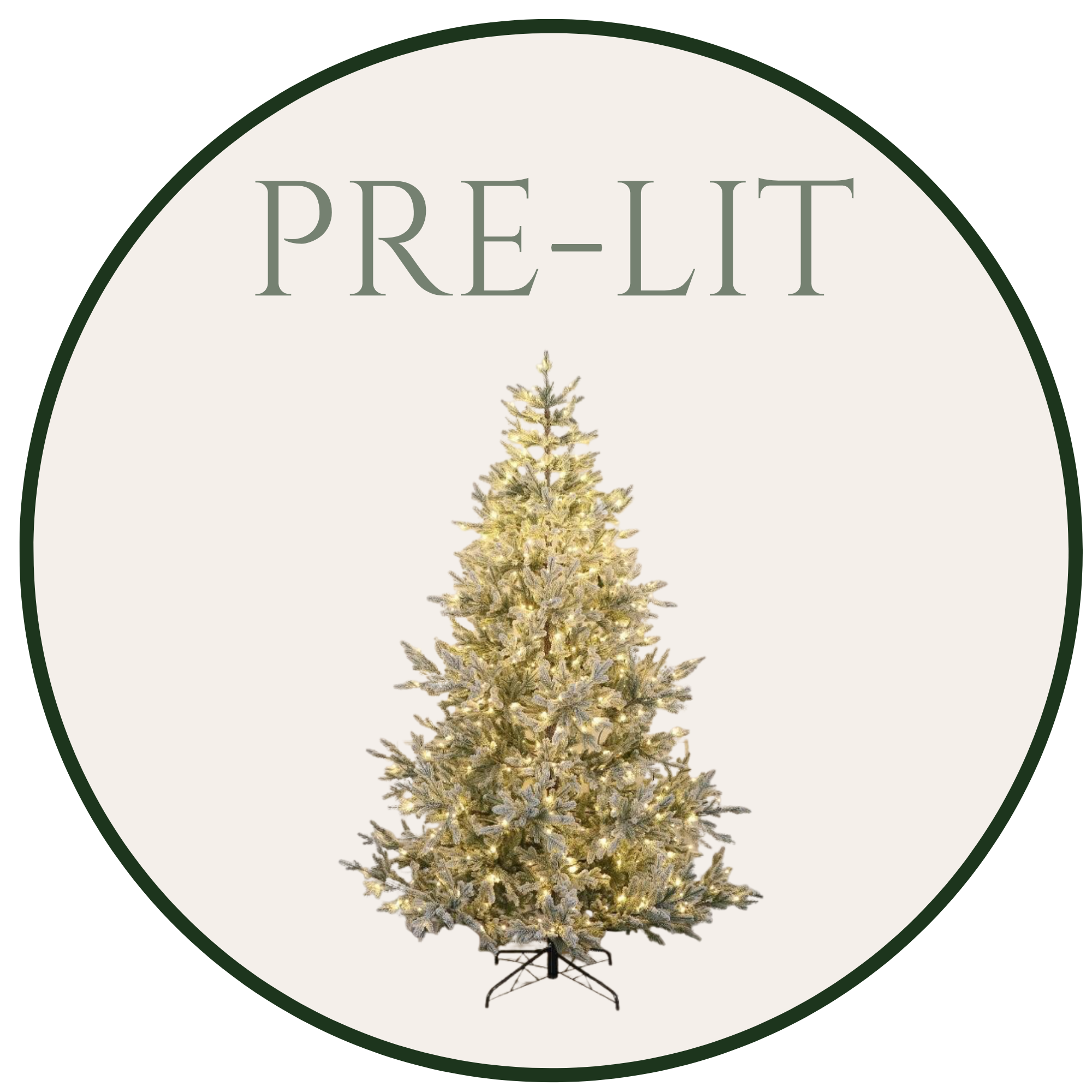 Pre-Lit Christmas Trees