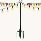 String Light & Festoon Poles – 2 Pack, Up to 3 m