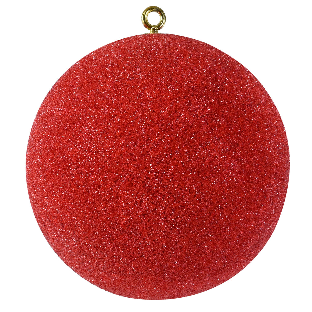 ICY BEADED BAUBLE 15CM – Assorted Colours
