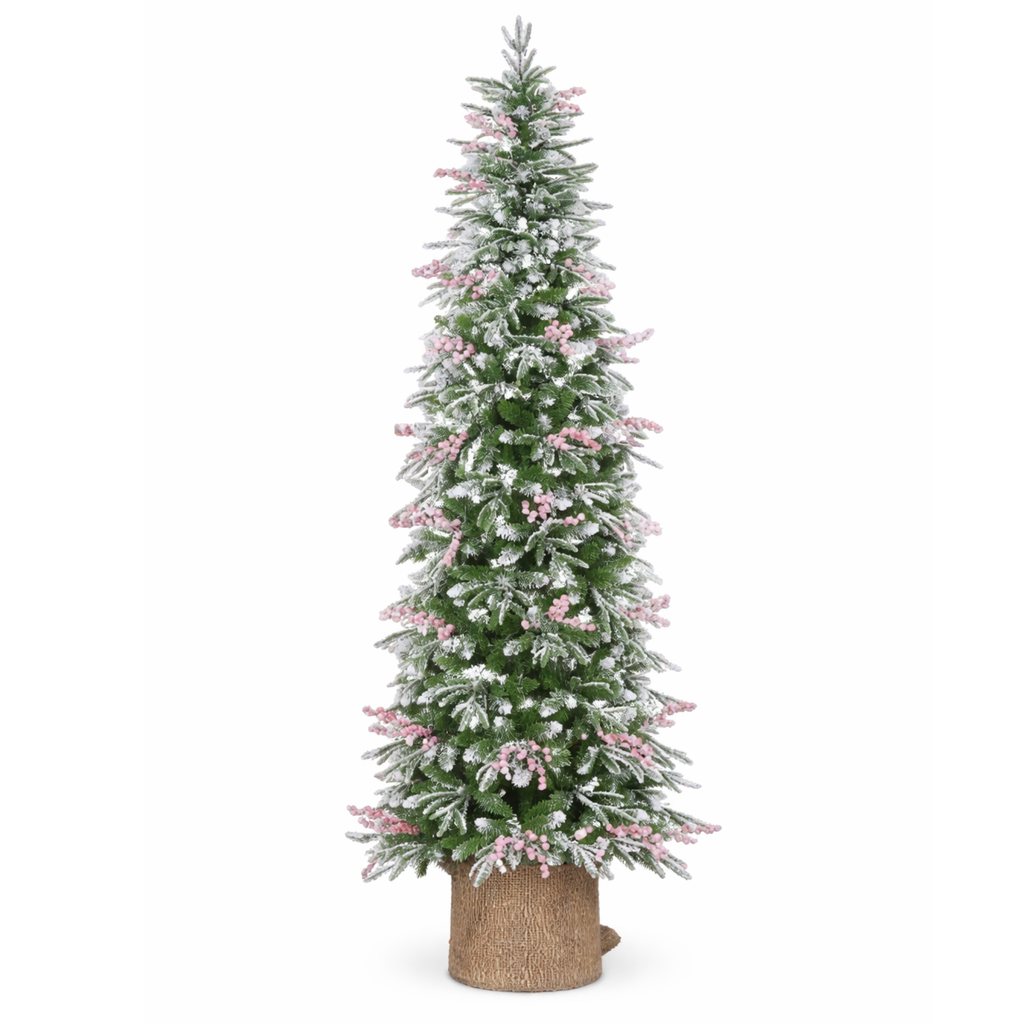 Winterberry Slimline 225cm Tree with LED Lighting
