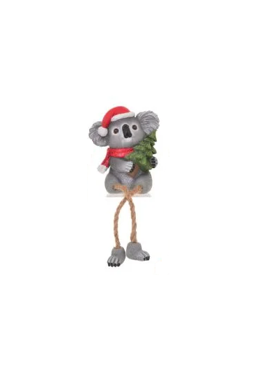 Koala with Tree Dangly Legs 12cm