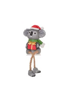 Koala with Present Dangly Legs 12cm