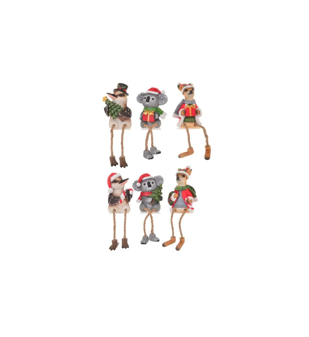 Koala with Tree Dangly Legs 12cm