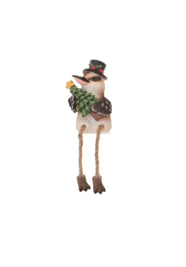 Kookaburra with Tree Dangly Legs 12cm