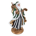 Santa Figure – Green, Black & Gold (28cm)