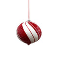 22cm Peppermint Ball Hanging Ornament