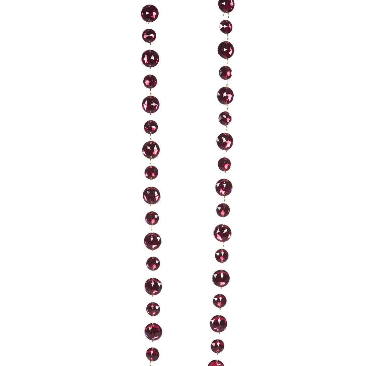Burgundy Gem Garland 157cm