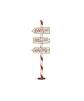 Christmas Directional Street Sign
