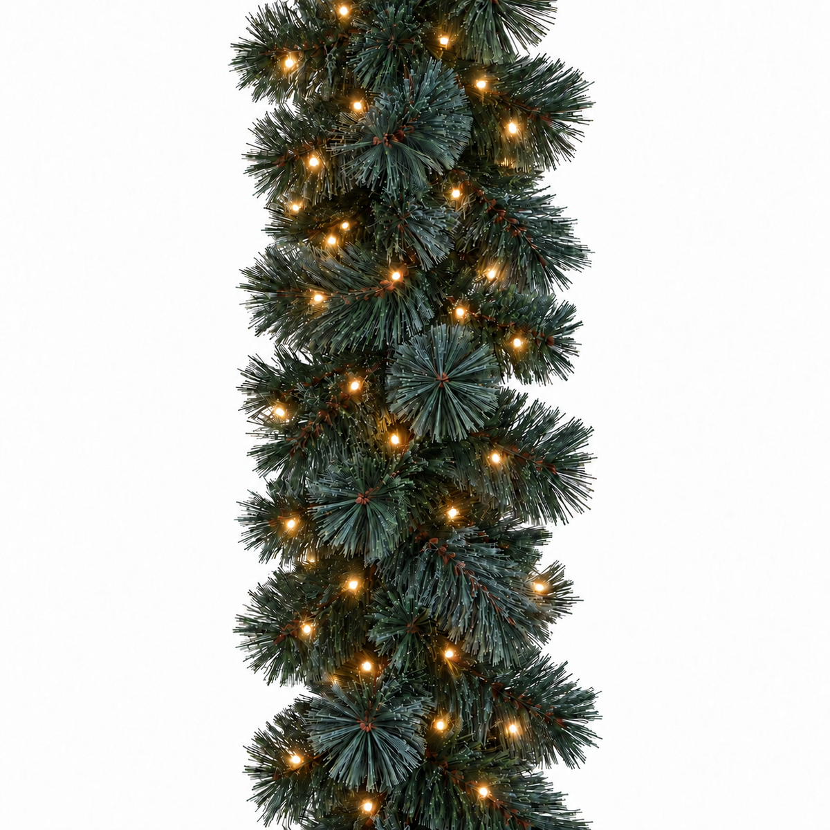 Australian Blue Blossom Pine Garland 2.7m with LED