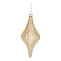 Champagne Encrusted Lined Long Drop – 14cm
