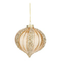Champagne Encrusted Lined Drop – 10cm