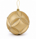 Gold Shatterproof 12cm Bauble