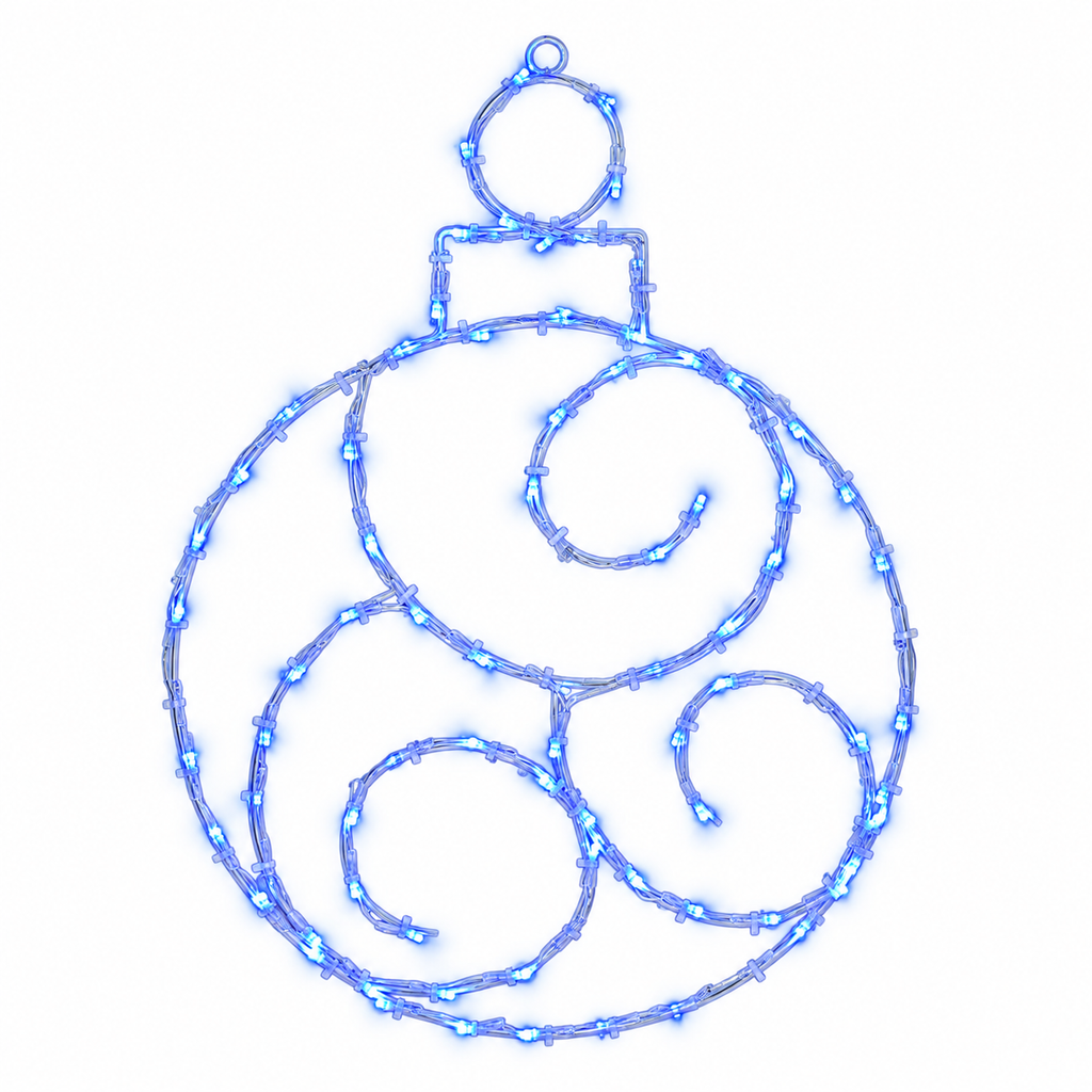 LED Bauble Ornament Motif Light (3 Colours) - 60cm