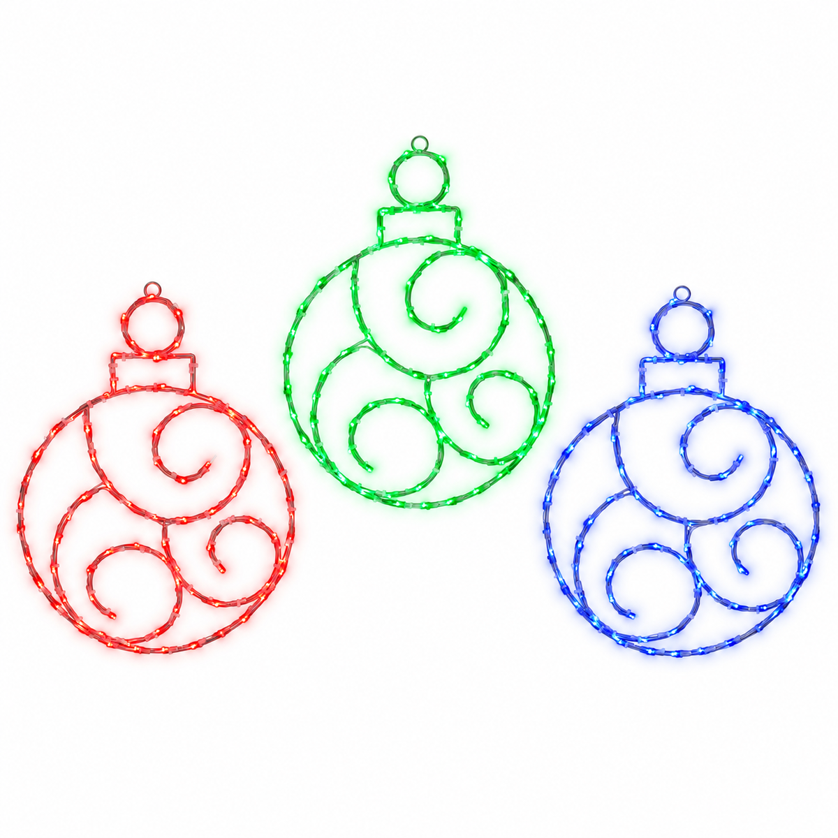 LED Bauble Ornament Motif Light (3 Colours) - 60cm
