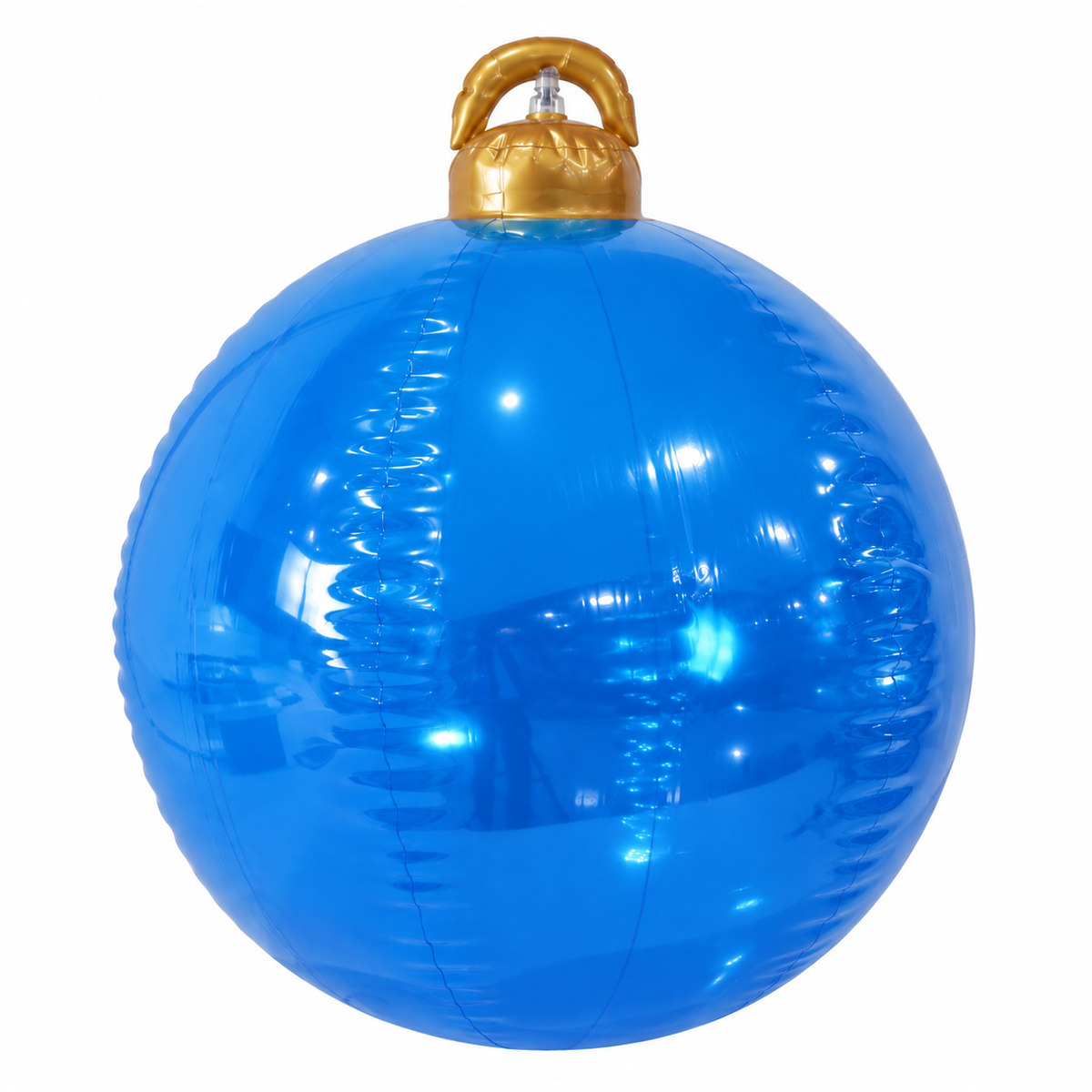 Blue Inflatable Bauble 50cm