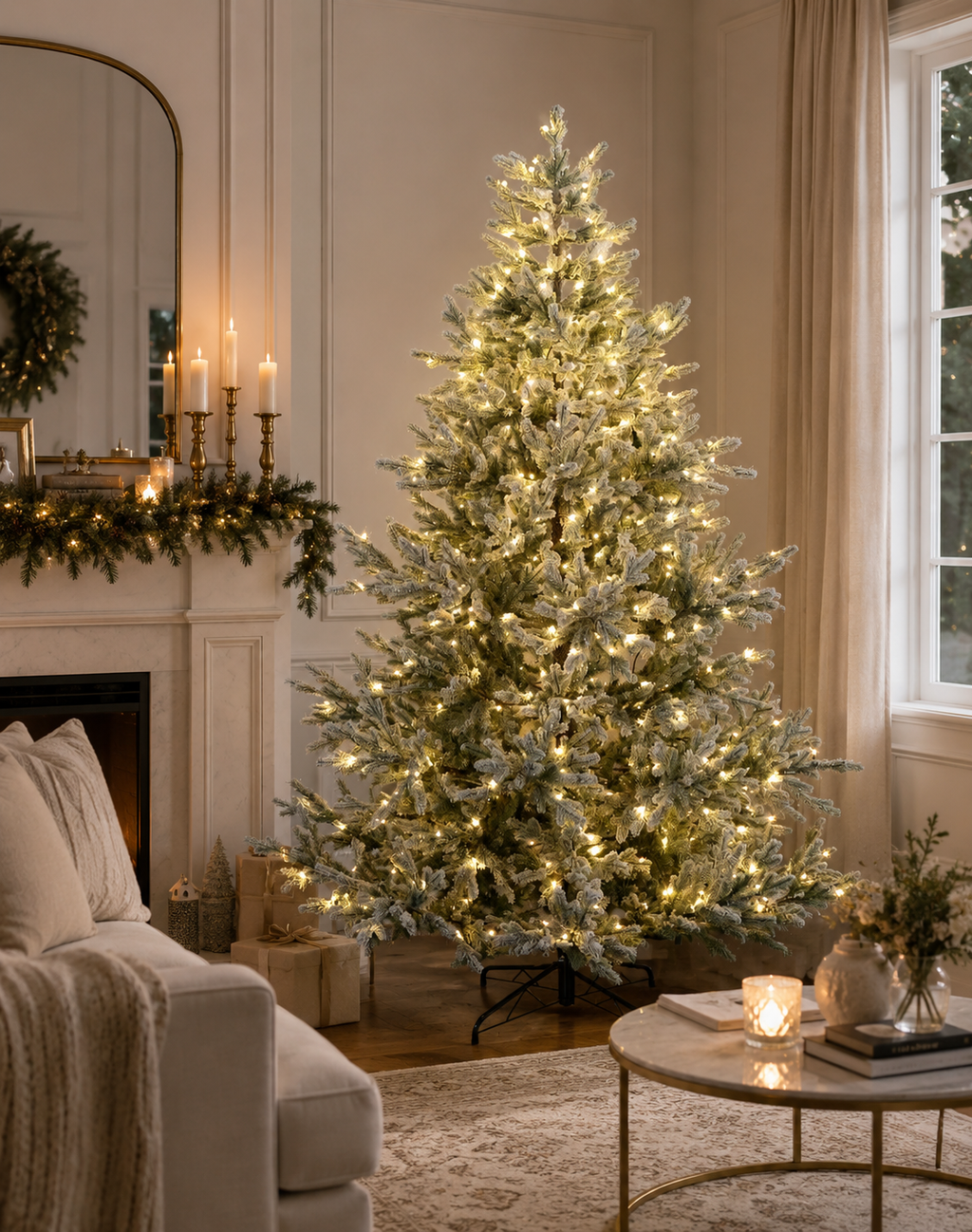 Aspen Frosted Fir 1.8 Tree with LED Lighting