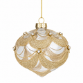 Clear Gold Swag Drop – 10cm