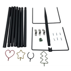 String Light & Festoon Poles – 2 Pack, Up to 3 m