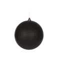 Black Glitter Bauble 20cm