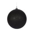 Black Glitter Bauble 30cm