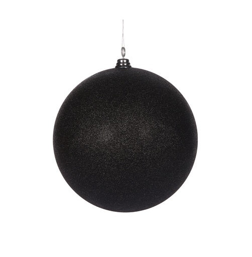 Black Glitter Bauble 30cm
