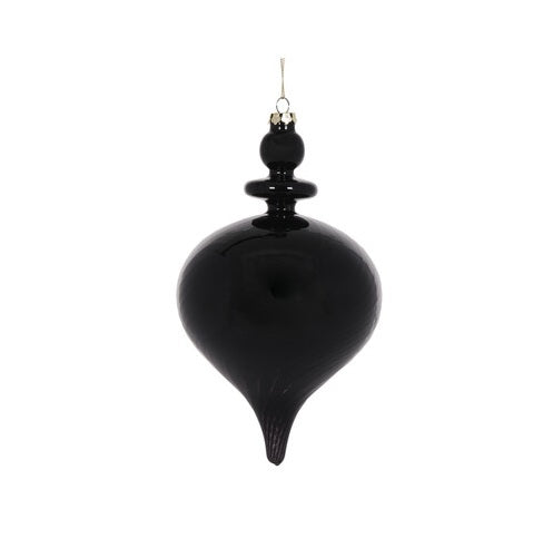 Black Glass Ace Finial
