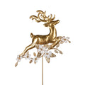 Metal Deer Christmas Tree Topper 61cm