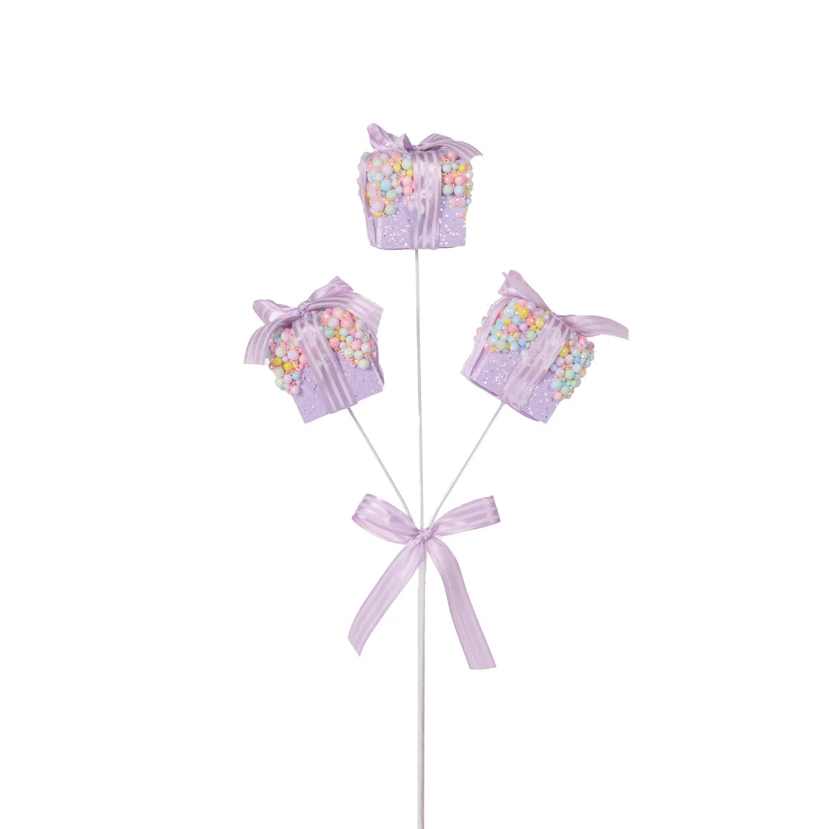 Purple Present Pick 42cm