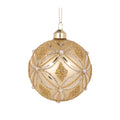 Champagne Frosted Bauble