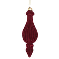 Burgundy Velvet Finial 20cm