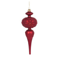 Red Embellished Bead Finial 23cm