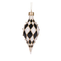 Quilted Harlequin Drop Ornament 18cm