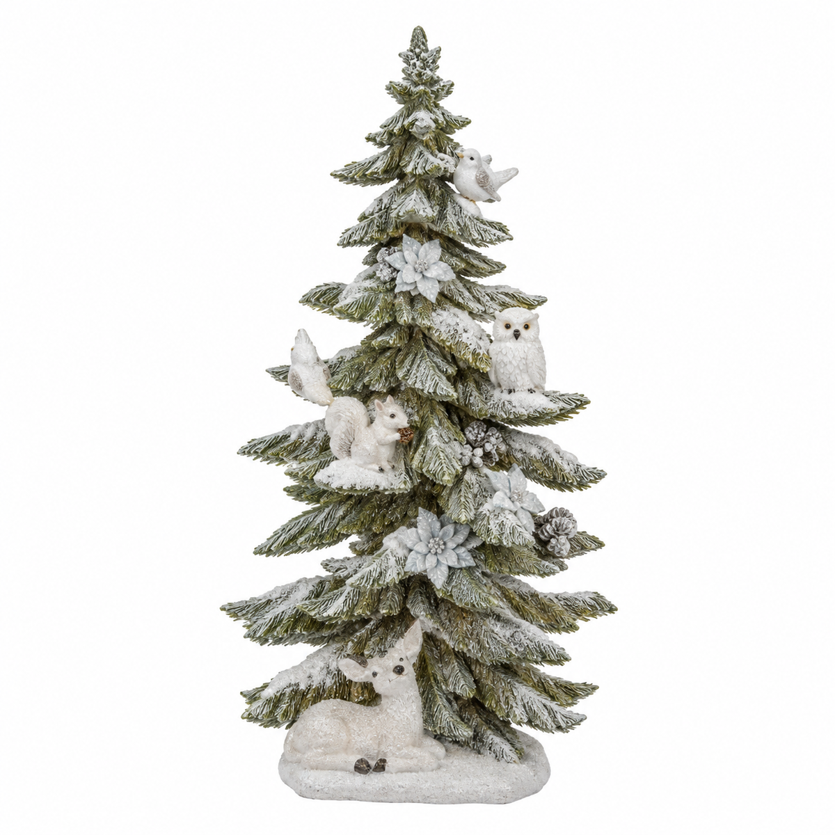 Forest Christmas Tree with Animals – 41cm