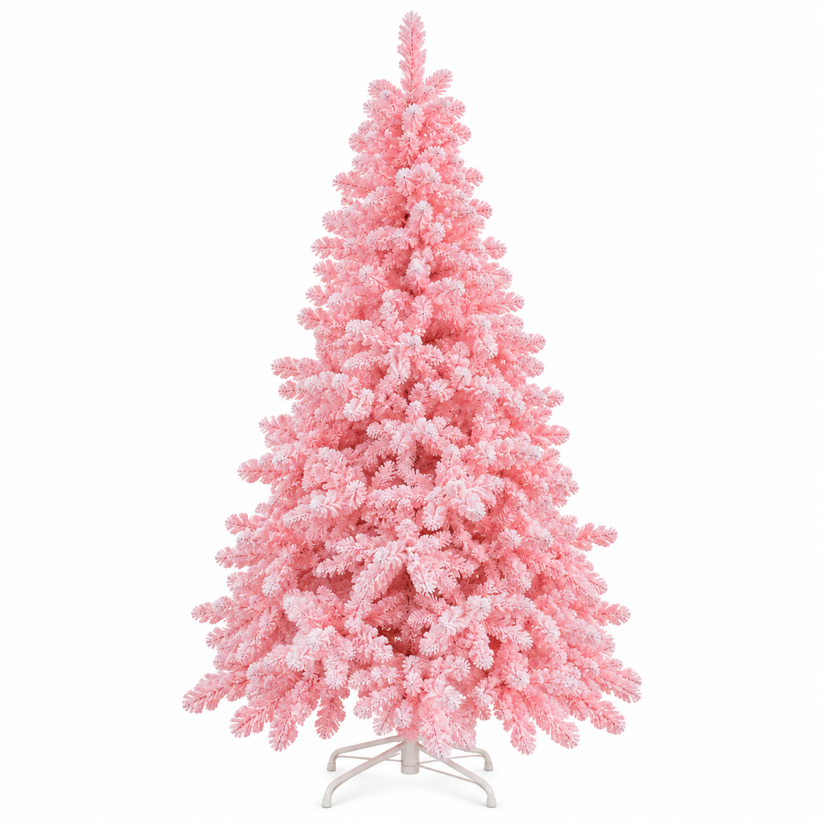 Pink Snowy Winter Fir Pre-Lit 240cm