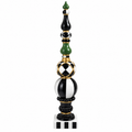 Green, Black & White Decorative Finial – 63cm
