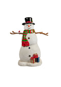 Snowman with Bird and Presents 153cmH