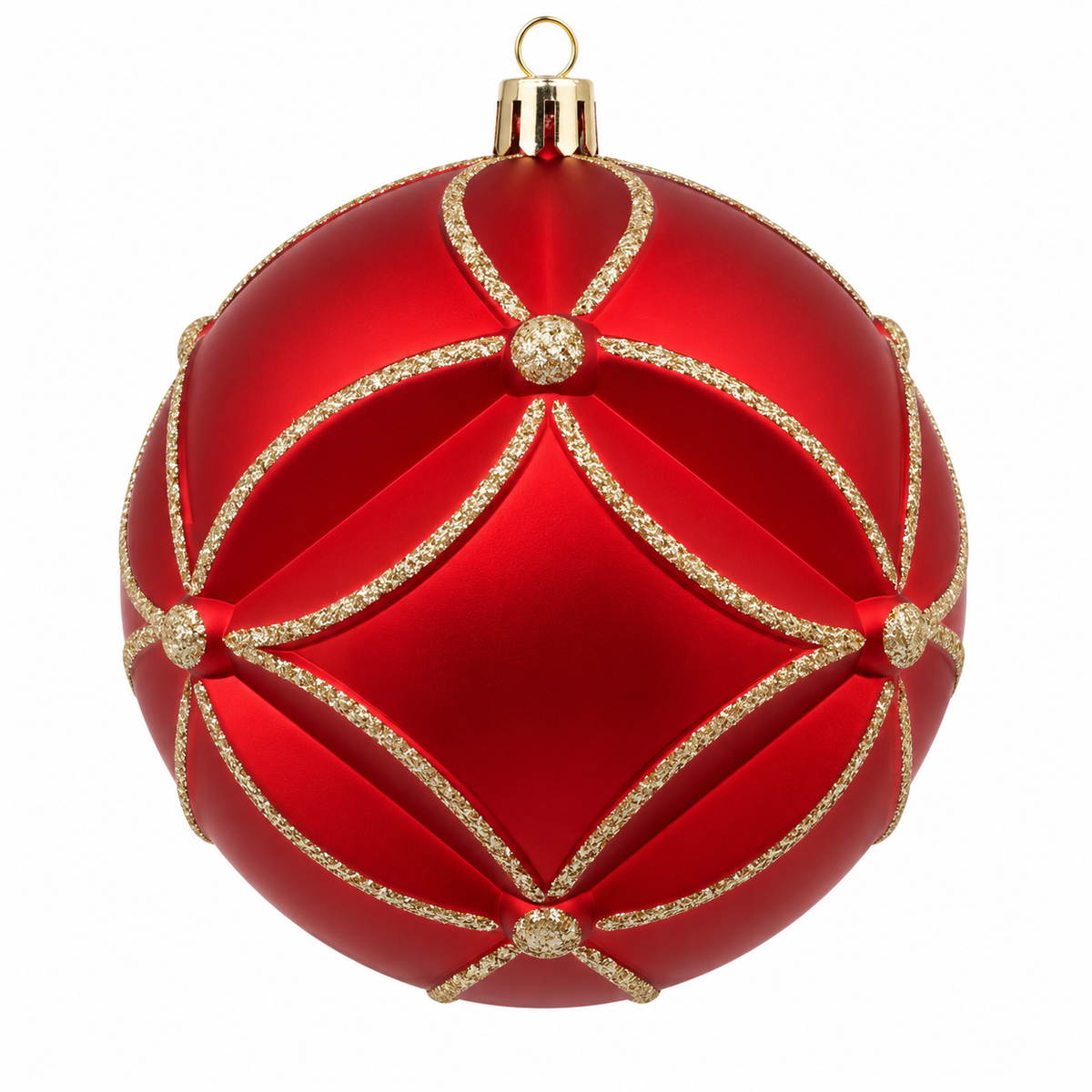 Red Shatterproof 12cm Bauble