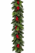 Berries & Pine Cones Traditional Garland 270cm