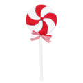 Giant Candycane Velvet Lollipop Decoration (6 Styles) 63cm
