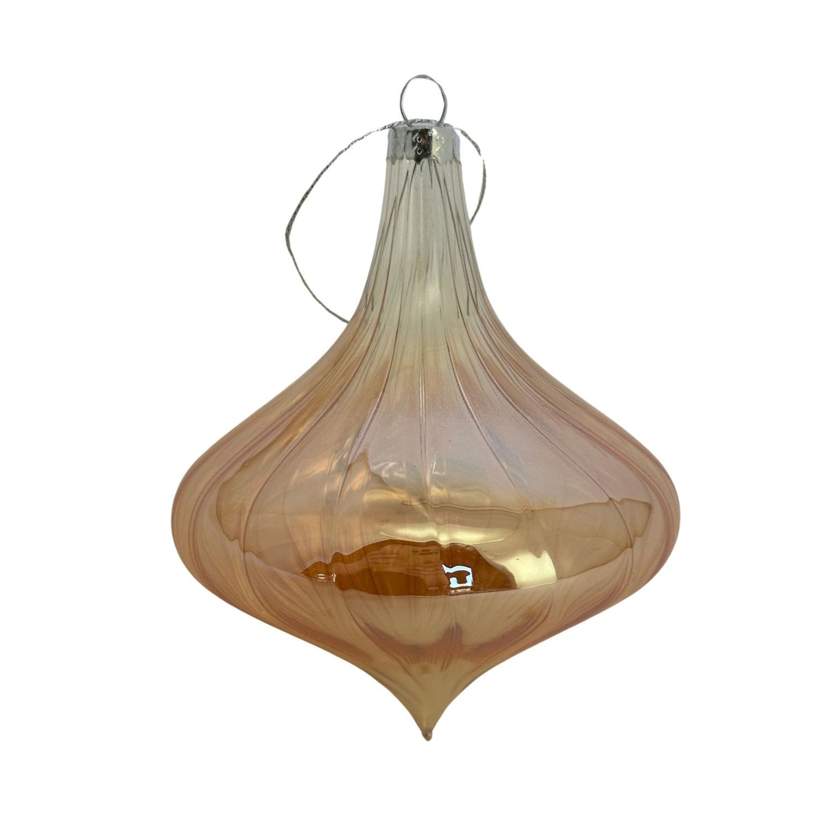 Amber Glass Bauble