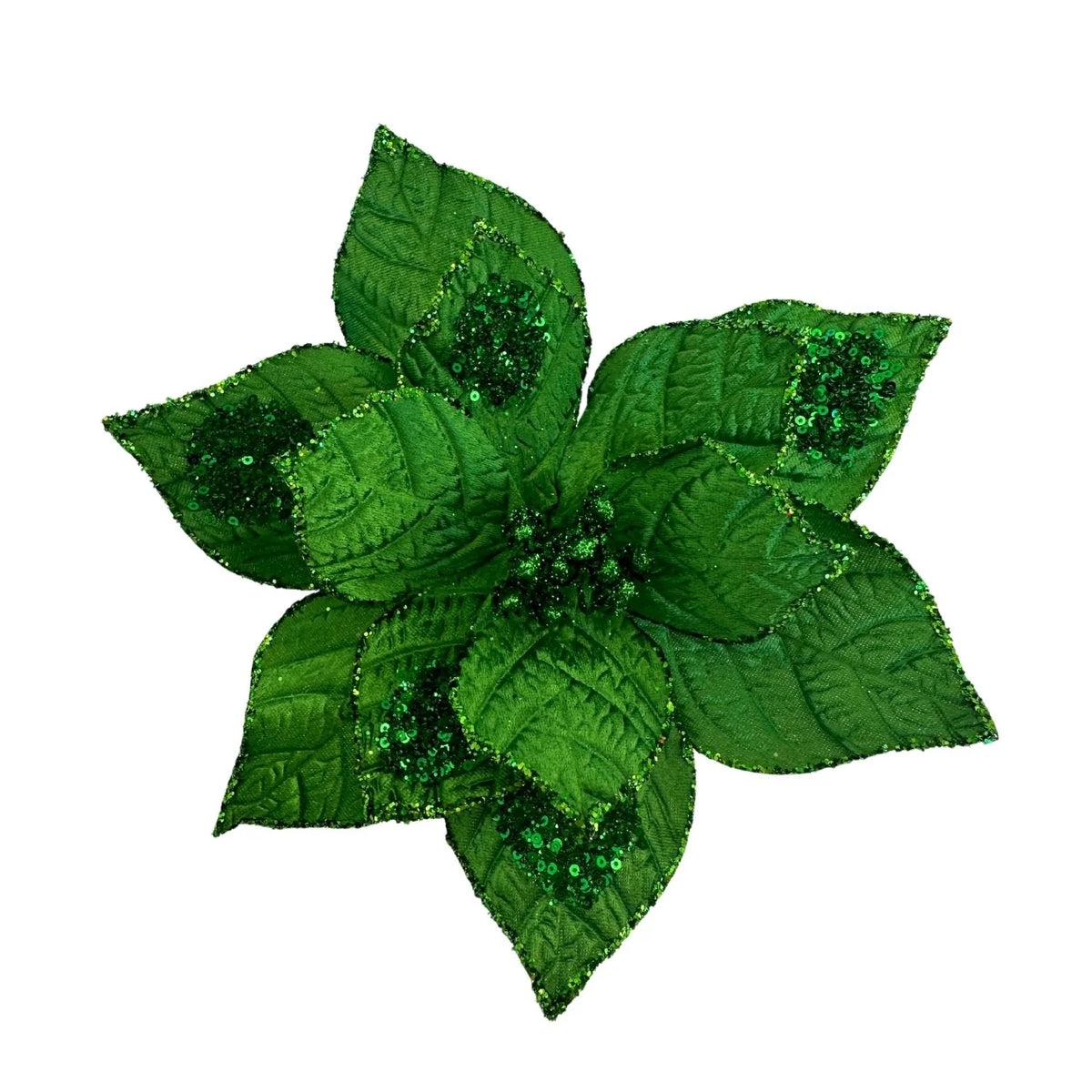 Green Poinsettia 28cm