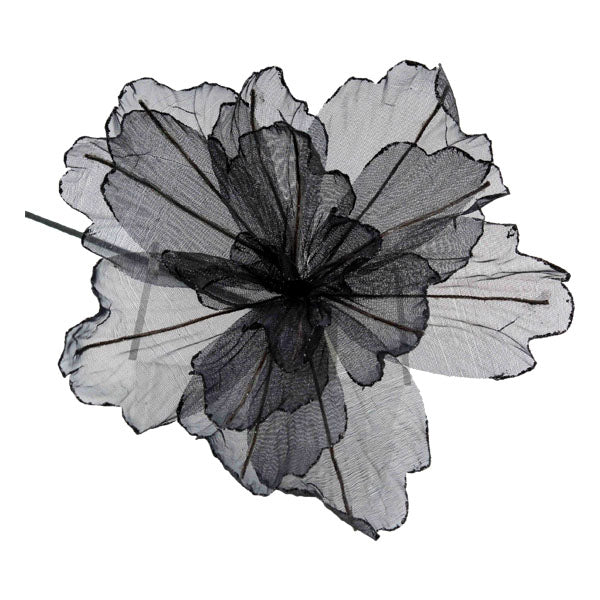 Black Sheer Flower