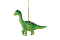 Brontosaurus Dinosaur Hanging Decoration – Green 14cm