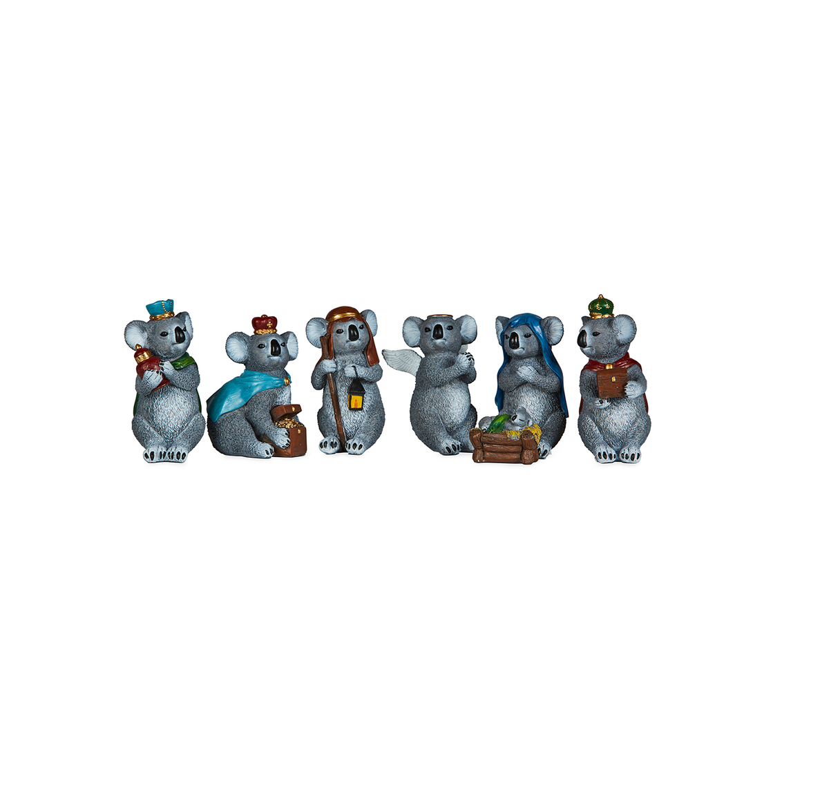 Koala Nativity 7pce 13-14cmH