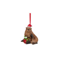 Seal with Present Tree Decoration 7.5cmH