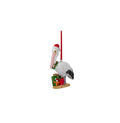 Pelican with Present Tree Decoration 8.5cm