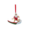 Surfing Santa Tree Decoration 8cmL