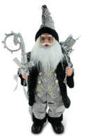 Santa 60cm Black/Silver