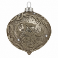 Taupe Drop Ornament