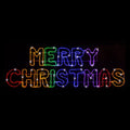 LED Ropelight Merry Christmas Rainbow